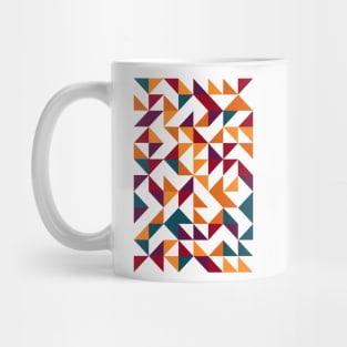 Creative Geometric Colourful Triangle Pattern #11 Mug